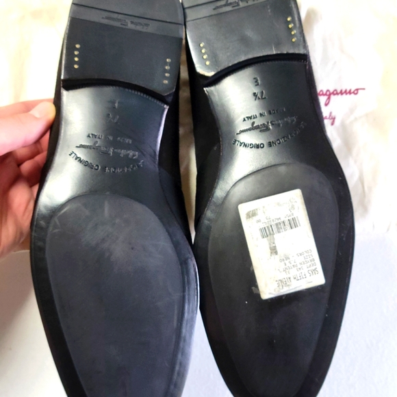 NWT $730 Ferragamo Bryden Leather Moccasins - Picture 12 of 14